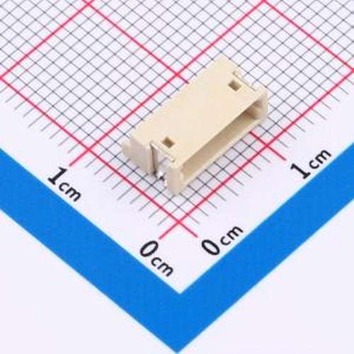 WF-1F150A5P 线对板针座 间距1.5mm 卧贴 1x5P SMD,P=1.5mm,卧贴