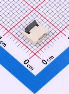 FC-05B4P21H20 FFC/FPC连接器 间距:0.5mm 4P 翻盖式 双侧触点/上