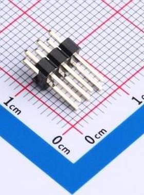GPHA201-0302A001R1AA 排针 2x3P 间距:2.54mm 直插 插件,P=2.54m