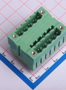 KF2EDGVHM-5.0-2*5P 插拔式接线端子 螺丝固定 5mm 插件,P=5mm