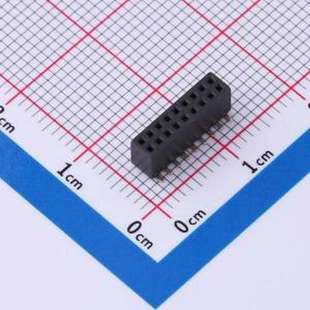 1.27mm P=1.27mm SMD 立贴 2x9P 间距 排母 DW127S