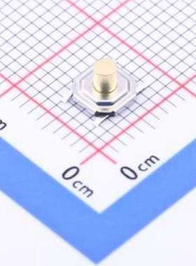 YTS-C005-2G 轻触开关 5.2*5.2*3.5mm 立贴 轻触开关 SMD