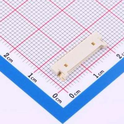 HCZZ0576-11 线对板针座 1x11P 间距:1.25mm 卧贴 米色 SMD,P=1.2