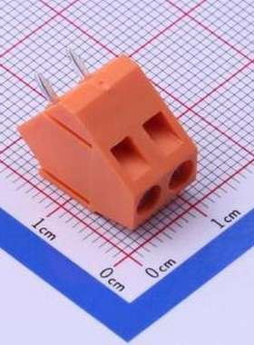 DB103-5.0-2P-OG-S 螺钉式接线端子 5mm 1x2P 排数:1 每排P数:2