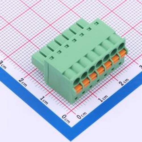JL15EDGKD-35007G01 插拔式接线端子 1x7P 3.5mm 排数:1 每排P数: