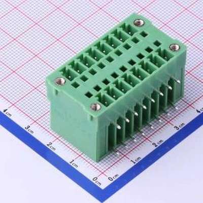 KF2EDGRHM-3.81-2*8P 插拔式接线端子 3.81mm 2x8P 排数:2 每排P