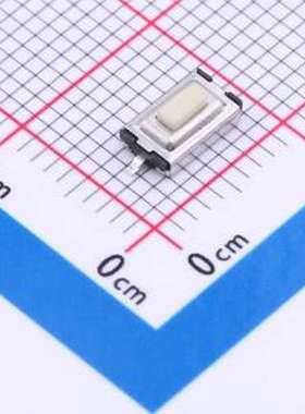 YTS1C0051AWG00 轻触开关 白色按键头3.6x6.1x2.5 180gf两脚贴片