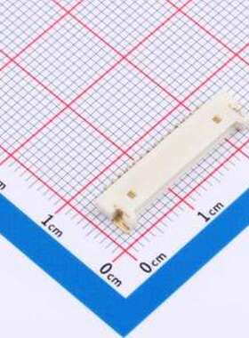 HCZZ0576-14 线对板针座 1x14P 间距:1.25mm 卧贴 米色 SMD,P=1.2