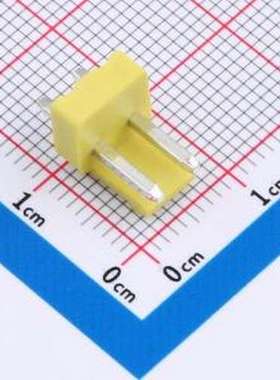 XY-VH3.96-2A11-YT 线对板针座 VH 3.96mm 1x2P 直插 黄色 插件,P