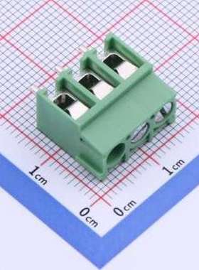 DB302-5.0-3P-GN-S 螺钉式接线端子 3P P=5mm P=5mm