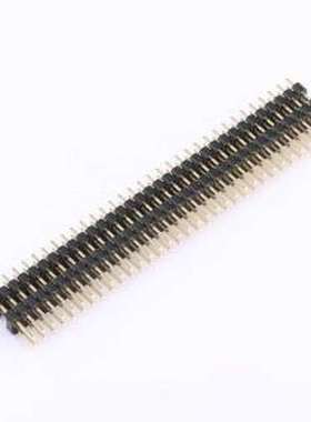 X6522WV-2x33H-C60D30-E80 排针 2x33P 间距:2.54mm 方针 插件,P=