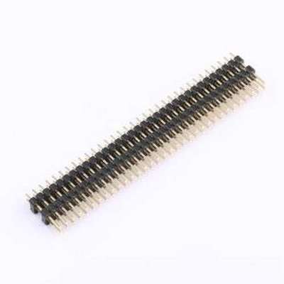 X6522WV-2x33H-C60D30-E80 排针 2x33P 间距:2.54mm 方针 插件,P=