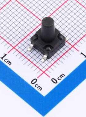 TS017A-TBY1FH10.0 轻触开关 6*6*10.0mm 立贴 250GF 防水IP67 轻
