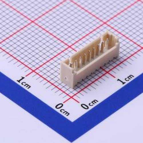 X9821WR-09-N0SN 线对板针座 1x9P 间距:1.25mm 弯插 弯插,P=1.25