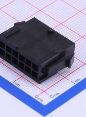 430201200 胶壳(线对板/线对线) 2x6P 3mm P=3mm