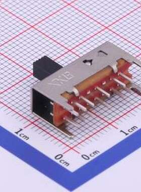 SS25D01L6 滑动开关 柄长6mm 直插五档 滑动开关 插件