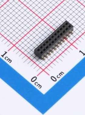 FH1.0-02-11PWS 排母 1.0FH H2.0 2x11Pin SMT W2.5U型PC3.8 PB2.
