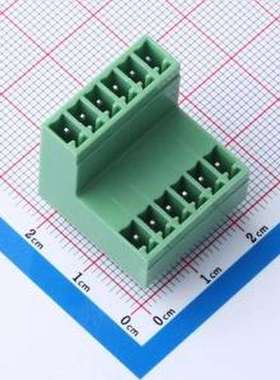 KF2EDGVT-3.5-2*6P 插拔式接线端子 KF2EDGVT-3.5-2*6P 插件,P=3.