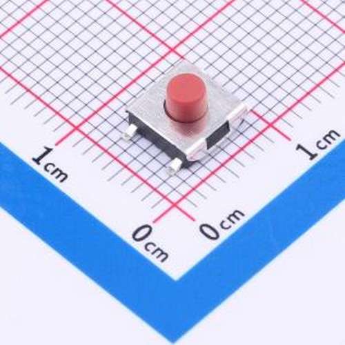 TS-1080S-A6B3-D2 轻触开关 6.4*6.2*4.3mm 立贴 轻触开关 SMD