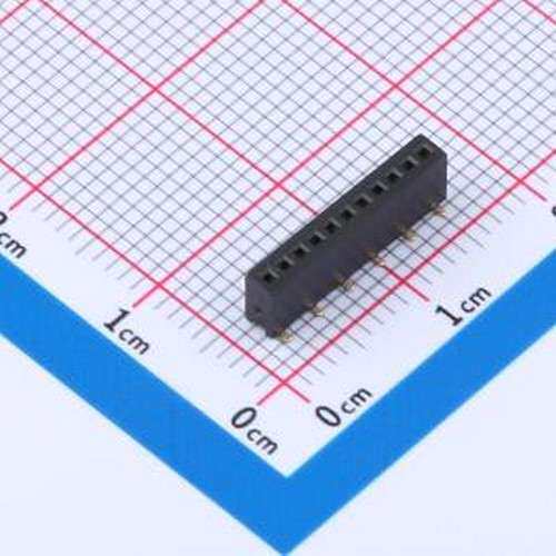 X1311FVS-11-C43D35R2 排母 间距:1.27mm 1x11P 立贴 SMD,P=1.27m