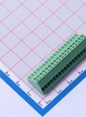 DB2EK-2.54-18P-GN-S 插拔式接线端子 2.54mm 排数:1 P=2.54mm