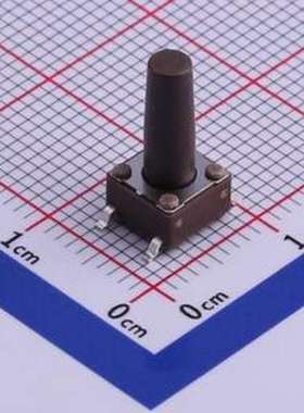 DTSM-66N-S-V-B 轻触开关 6.2*6.2*13mm 立贴 轻触开关 SMD