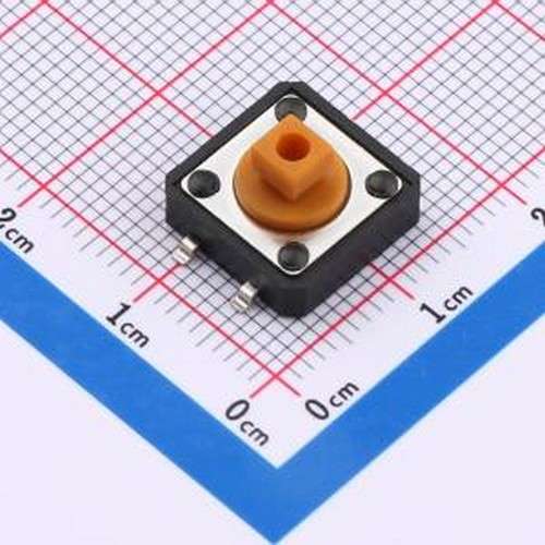 HX 12x12x7.3TPFT-Y 轻触开关 12*12*7.3mm 贴片 轻触开关 SMD,12