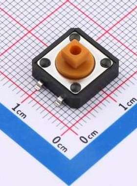 HX 12x12x7.3TPFT-Y 轻触开关 12*12*7.3mm 贴片 轻触开关 SMD,12