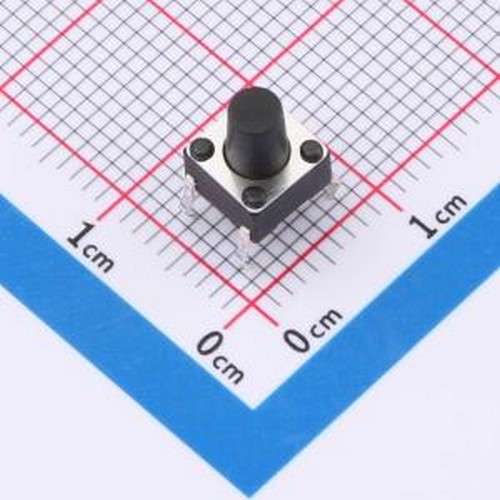 TS013-CBW1FH8.0 轻触开关 6*6*8.0mm 直插 250GF 轻触开关 插件-