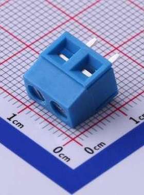 DB127V-5.0-2P-BU-S 螺钉式接线端子 5mm 1x2P 排数:1 每排P数:2