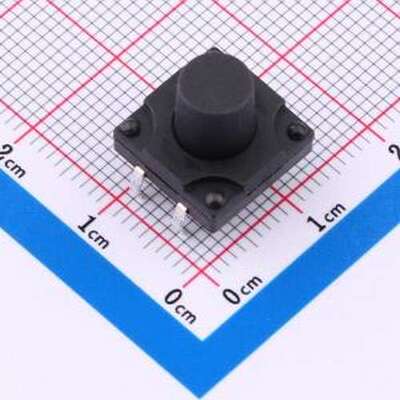 TS018-CBY1FH10.0 轻触开关 12*12*10.0mm 直插 250GF 防水IP67