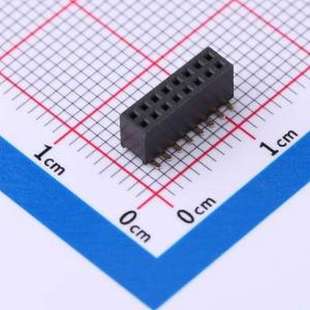 1.27mm P=1.27mm SMD 立贴 2x8P 间距 排母 DW127S