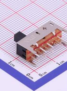 SS23H38L5 滑动开关 柄长5mm 直插三档 滑动开关 插件