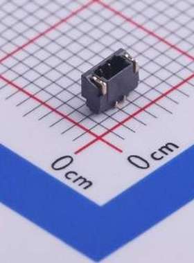 A0800WR-S-02PNLBG1GS1R 线对板针座 黑色 SMD,P=0.8mm,卧贴