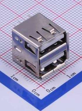 U-USBAS04P-F200 USB连接器 Type-A 母 直插 插件