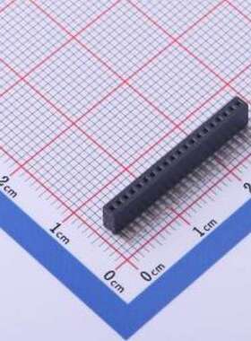 FFH12712-S20B1014K6K 排母 间距:1.27mm 1x20P 弯插 弯插,P=1.27
