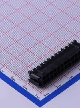 C3030WV-F-2X12P 线对板针座 2x12P 间距:3mm 直插 黑色 插件,P=3