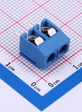 MX301-5.0-02P-BU01-Cu-Y-A 螺钉式接线端子 5mm 1x2P 排数:1 每