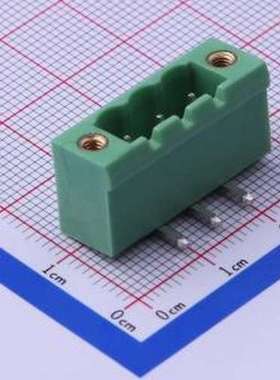 DB2ERMF-5.08-3P-GN 插拔式接线端子 5.08mm 1x3P 排数:1 每排P数