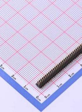 X1321WVS-2x32J-C40D53 排针 2x32P 间距:1.27mm 方针 SMD,P=1.27