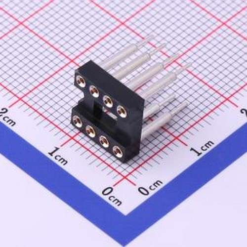 IC254V-12-08P-1370B IC/晶体管插座 间距2.54mm P数:8P 圆孔 DIP