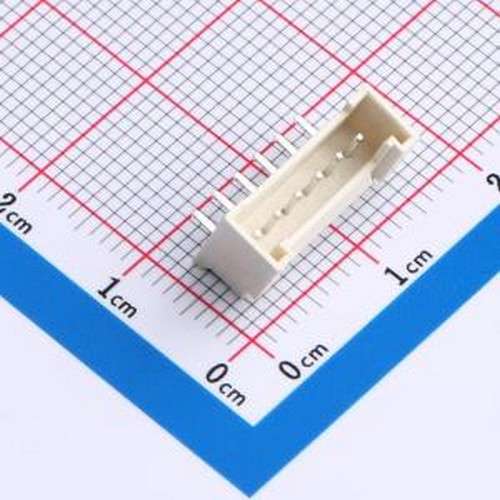 X2011WR-06AR-LPSN 线对板针座 1x6P 间距:2mm 弯插 弯插,P=2mm