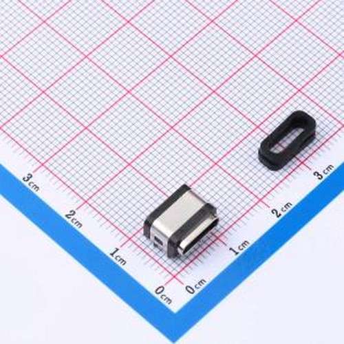 HYCW392-USBC06-785B USB连接器 Type-C 母 两件套 SMD