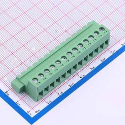 DB2EKRP-5.08-13P-GN-S 插拔式接线端子 5.08mm 1x13P 排数:1 每