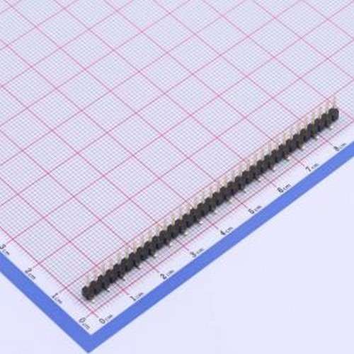 X6511WVS-34H-C60D48R2 排针 1x34P 间距:2.54mm 方针 SMD,P=2.54
