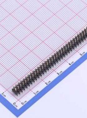 X4621WVS-2x33I-C40D64 排针 2x33P 间距:2mm 方针 SMD,P=2mm