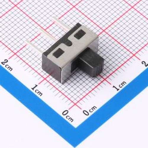HX SS12D10G5 滑动开关 两档立式插件 3脚拨动开关 柄长5.0mm 插