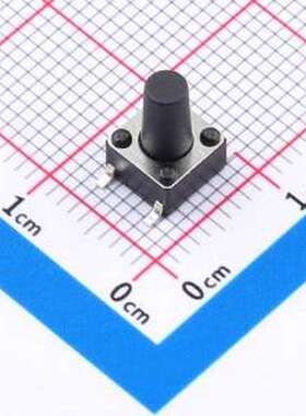 BTS0D0032RBG00 轻触开关 6x6x9.5mm 260gf 贴片轻触开关 SMD-4P,