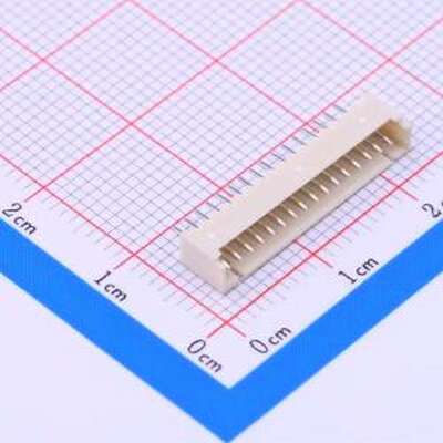 A1251WV-16P 线对板针座 间距:1.25mm 1x16P 插件,P=1.25mm