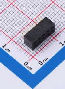 CSFA201-0502A001R1AC 排母 间距:2mm 2x5P 直插 插件,P=2mm